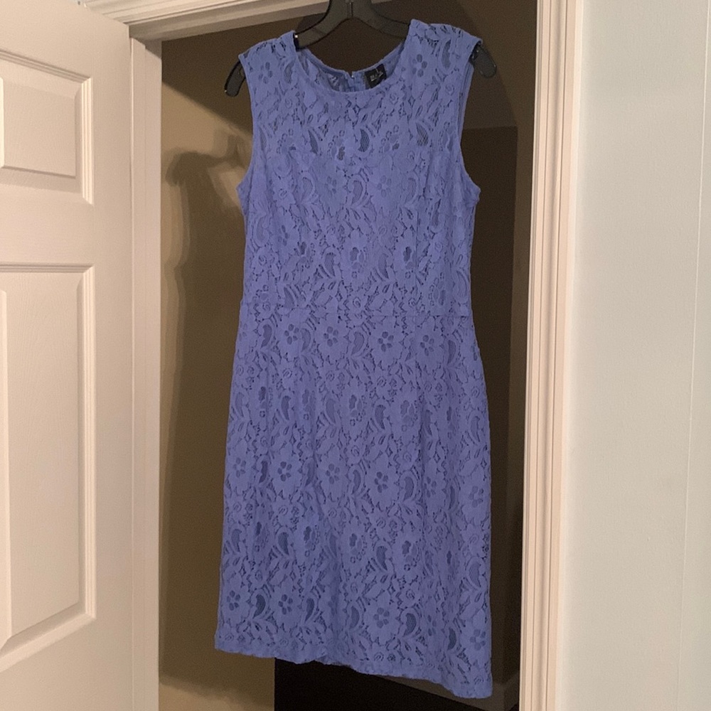 Lace blue Saks fifth Ave dress